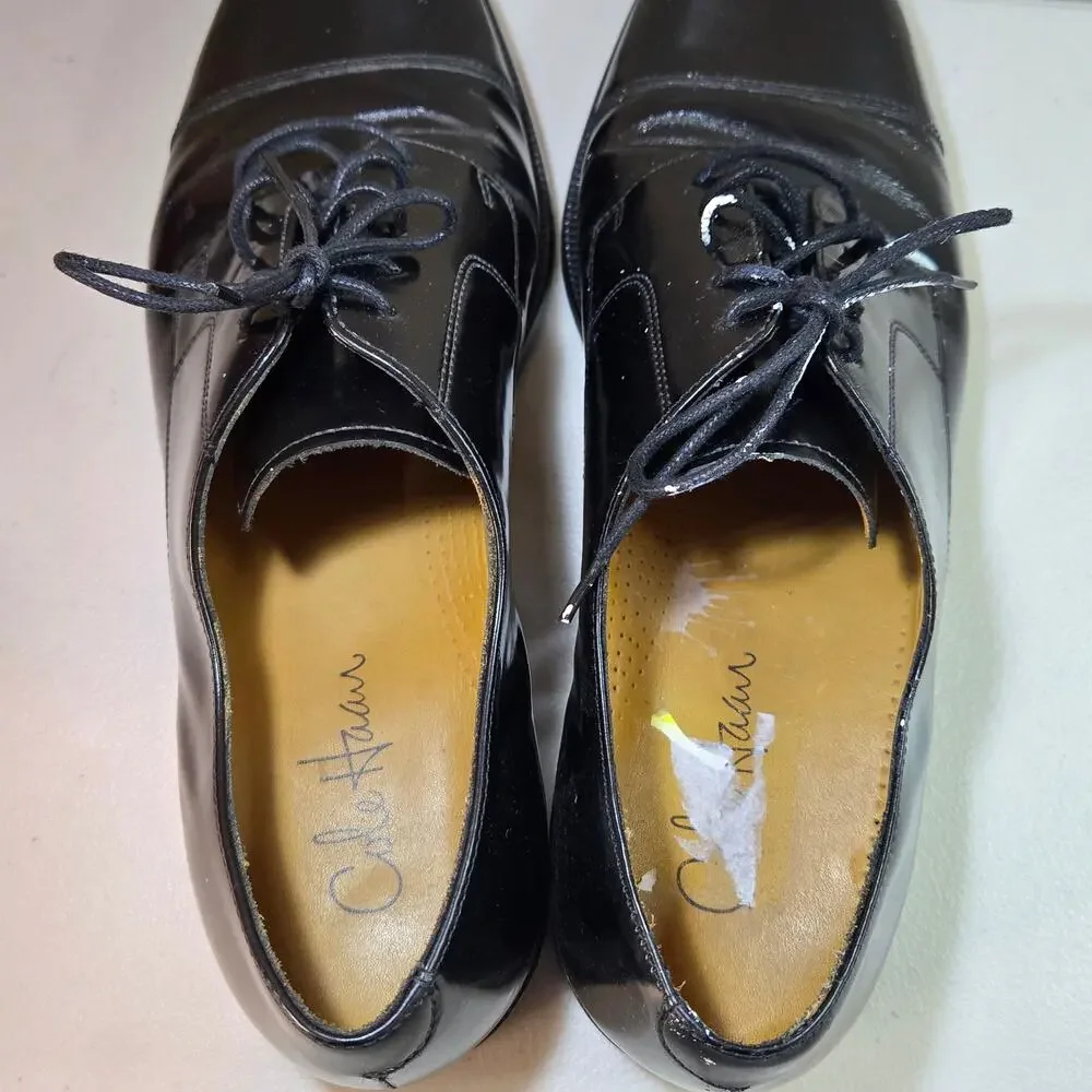 Cole Haan Caldwell Black Leather Oxford Cap Toe‎ Dress Shoes Men's Size 11B